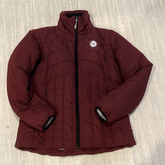 Horseware Women's Maroon Quilted Puffer Jacket, XL. - Picture 1 of 5